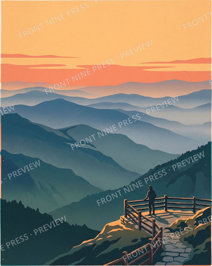 The Great Smokies poster art