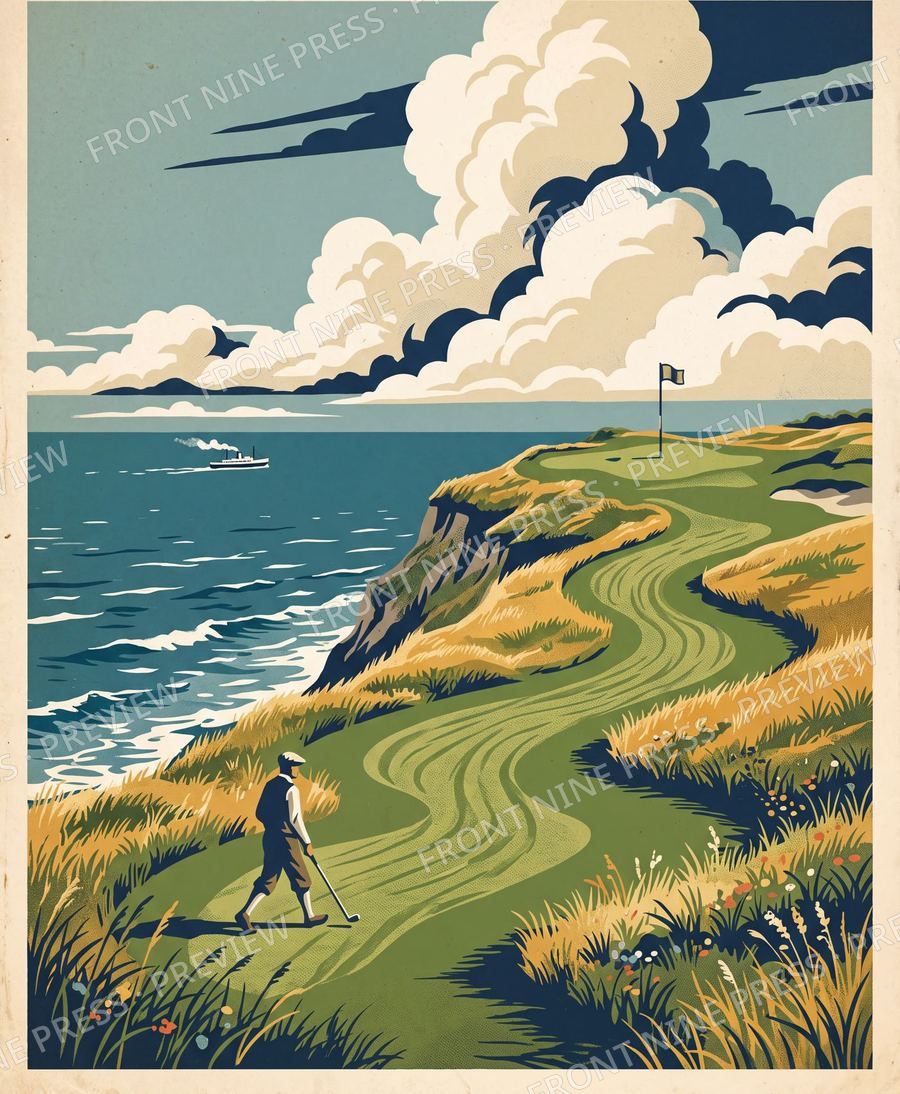 The Lake Michigan Shore poster art