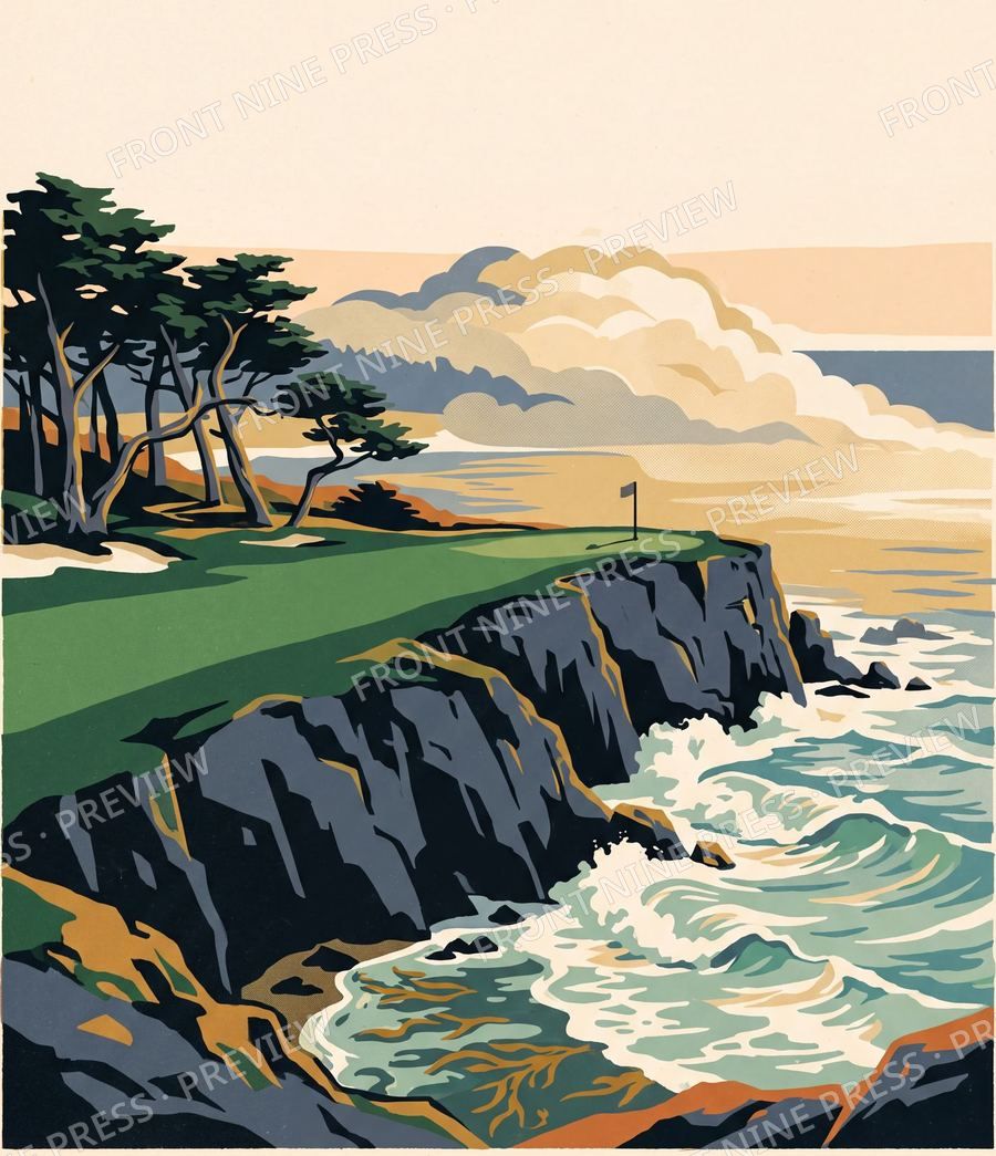 The Monterey Coast poster art