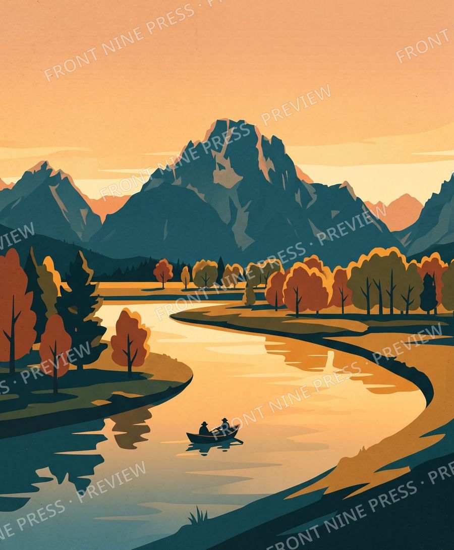 The Snake River poster art