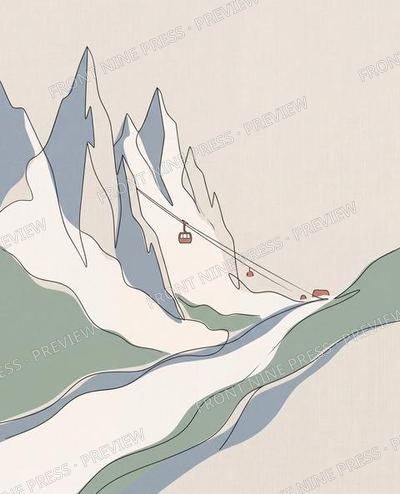 The French Alps Linen Links