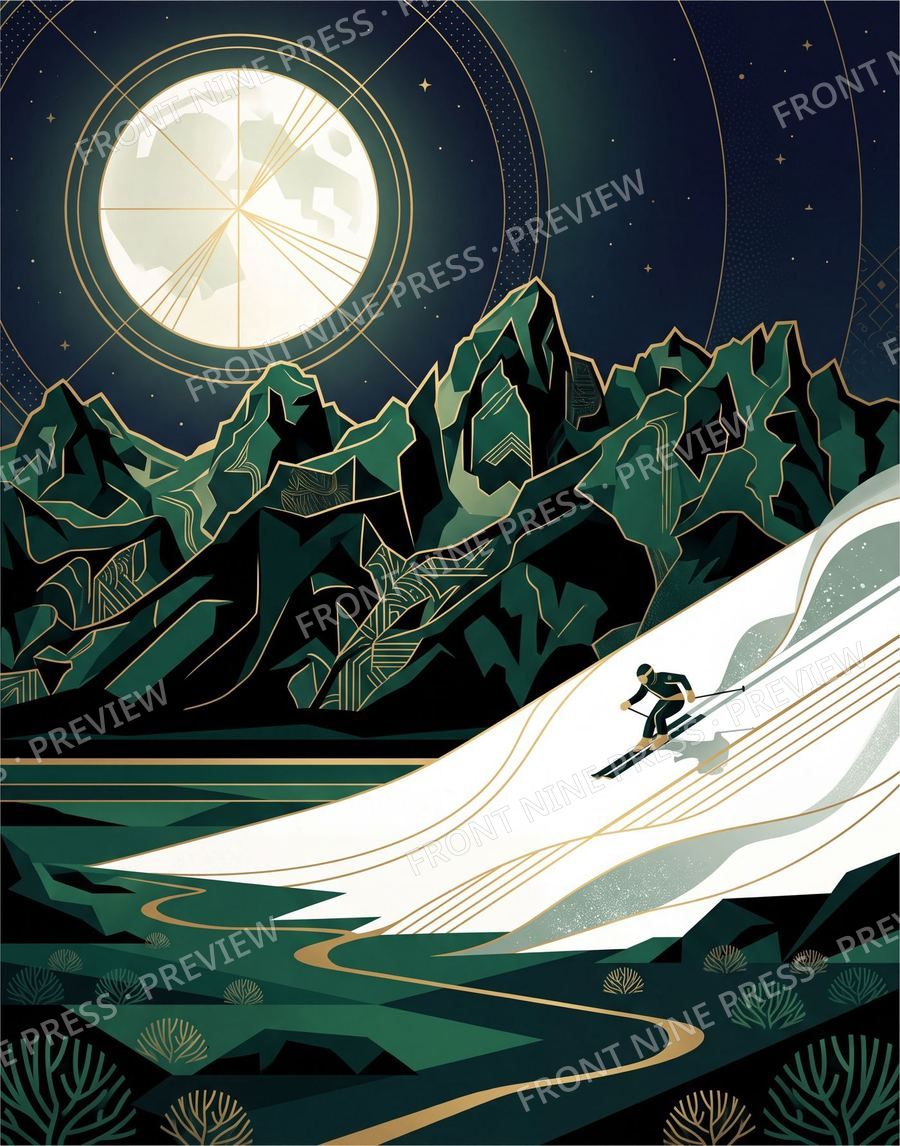 The Tetons in Midnight Clubhouse